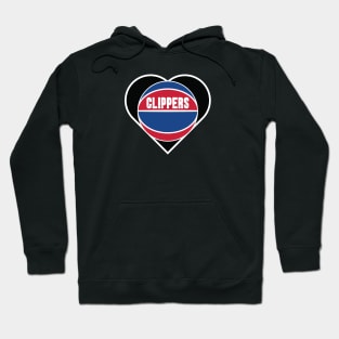 Heart Shaped Los Angeles Clippers Basketball Hoodie